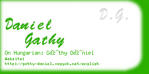 daniel gathy business card